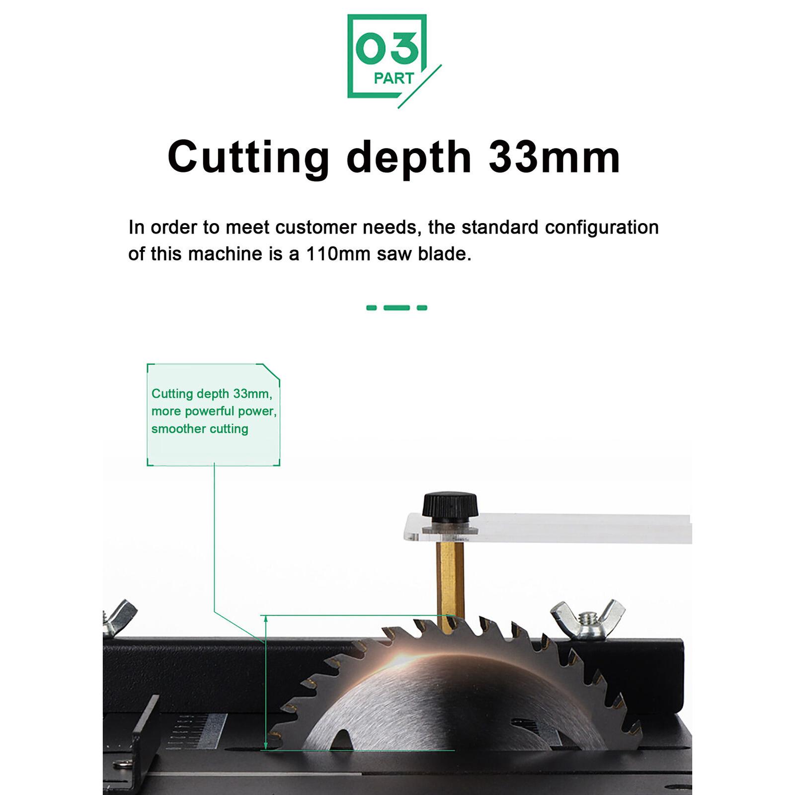 Mini Table Saw For Woodworking - Kompakt 4 İnç Dairesel Mini Masa