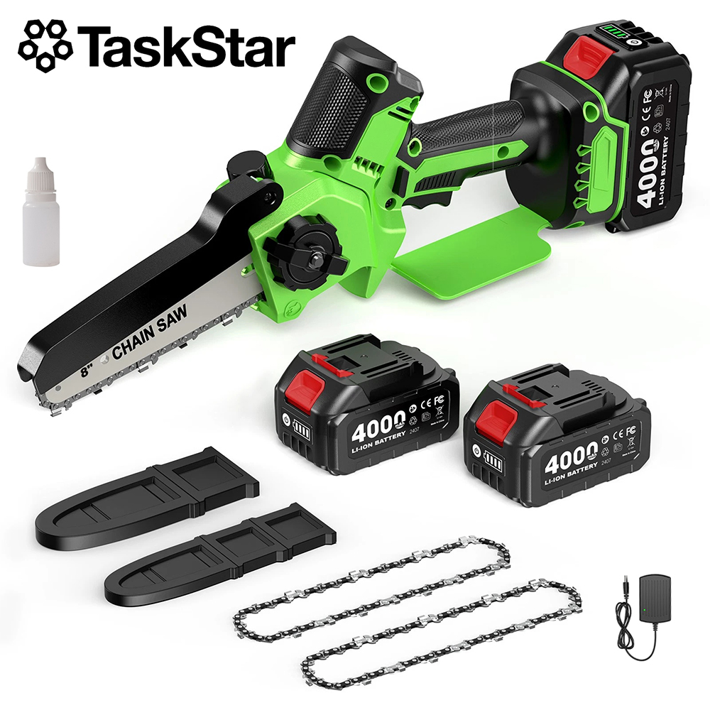 Mini Electric Chainsaw 6 Inch - TaskStar 6 ve 8 İnç Fırçasız,