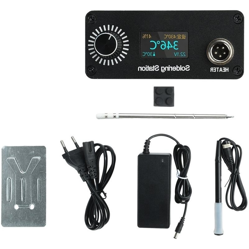 Digital Soldering Station T12 - B03C-T12 Dijital Lehimleme İstasyonu Taşınabilir Mini