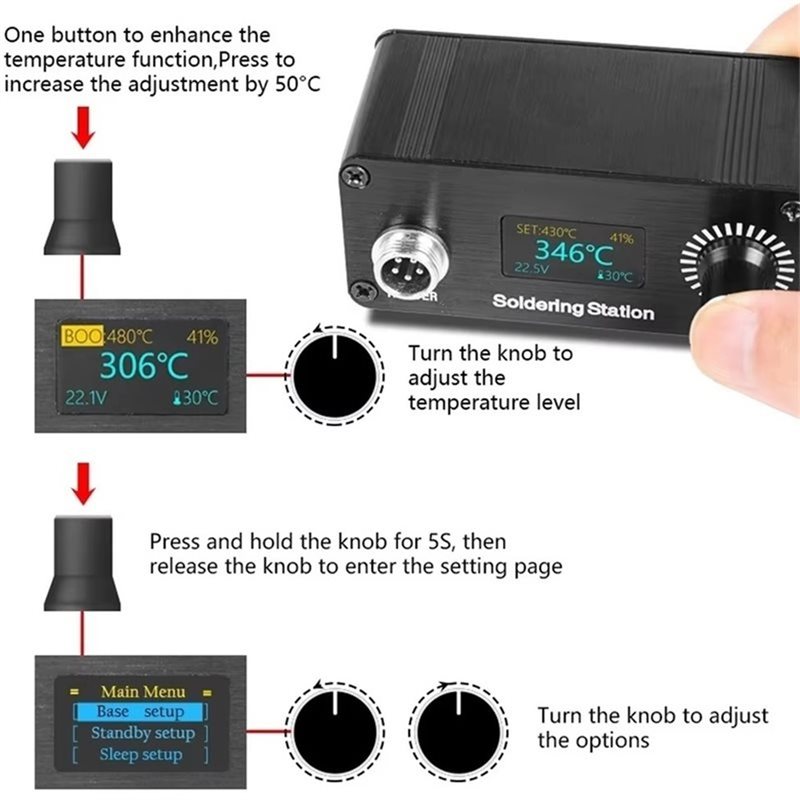 【A56X】T12 Taşınabilir Mini Dij - Digital Soldering Station T12 incelemesi ve fiyatı