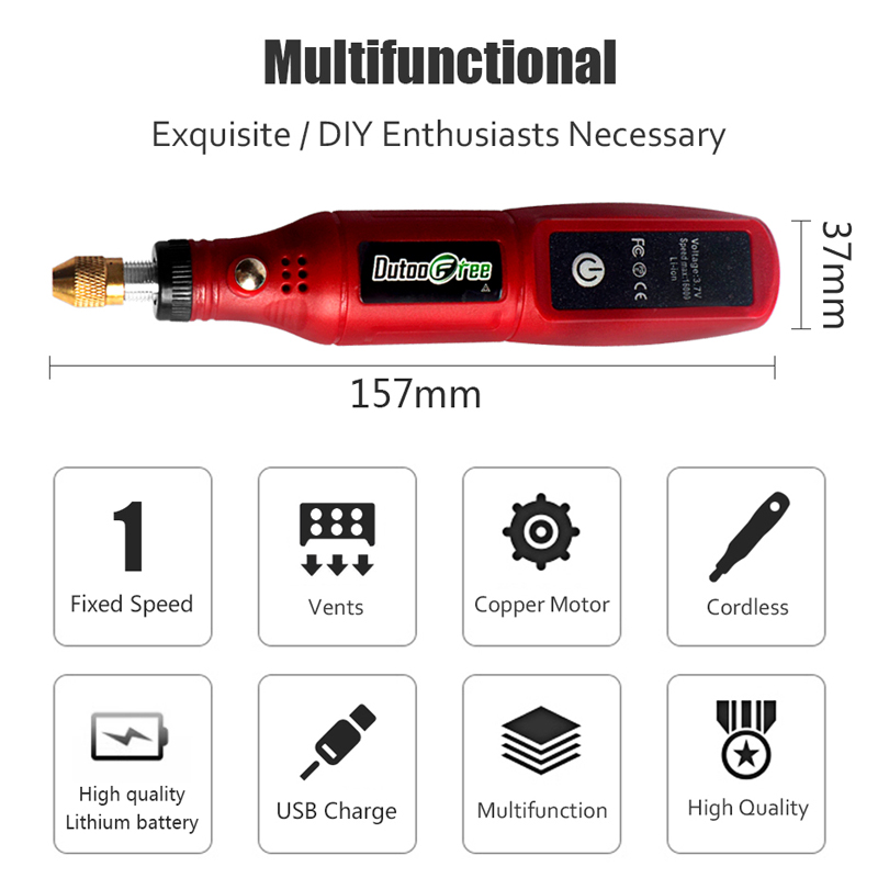 USB akülü döner Tool Kit ağaç  - Cordless Rotary Tool Kit Accessories incelemesi ve fiyatı