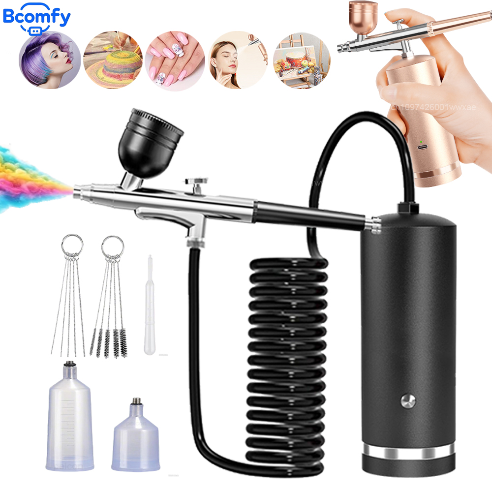 Kompresörlü Airbrush Şarj Edil - Airbrush Kit With Mini Compressor incelemesi ve fiyatı