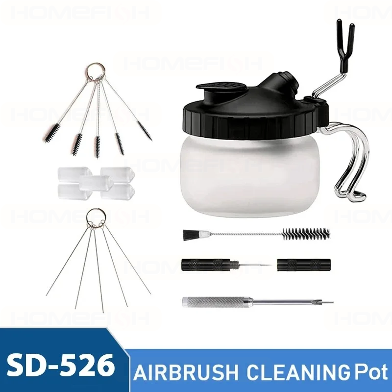 Airbrush Temizleme Seti Temizl - Airbrush Kit With Mini Compressor incelemesi ve fiyatı
