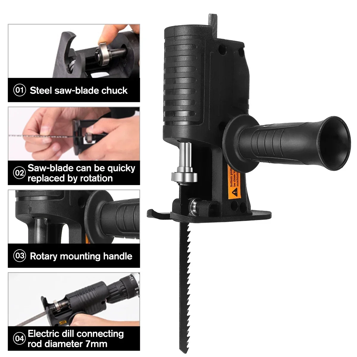 Taşınabilir Testere Adaptörü E - Reciprocating Saw Attachment Drill incelemesi ve fiyatı