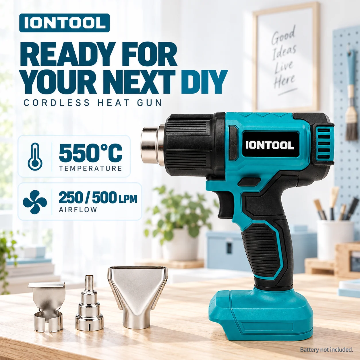 IONTOOL Dayanıklı Kablosuz Isı - Cordless Heat Gun For Shrink Tubing incelemesi ve fiyatı