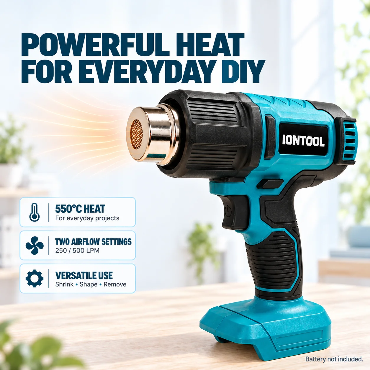 IONTOOL Dayanıklı Kablosuz Isı - Cordless Heat Gun For Shrink Tubing incelemesi ve fiyatı