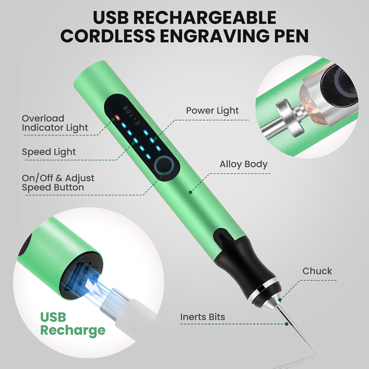 Elektrikli Gravür Kalemi Kablo - Electric Screwdriver Rechargeable Usb incelemesi ve fiyatı
