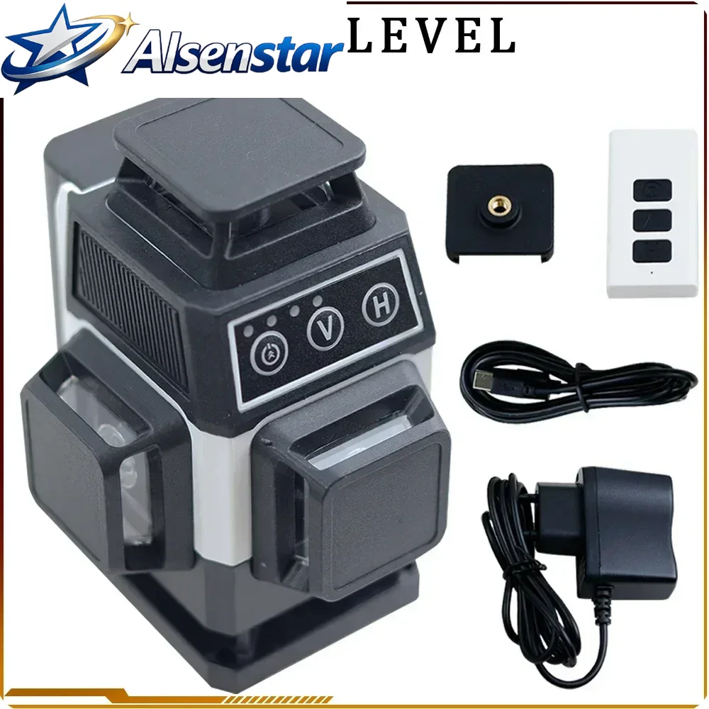 16 Çizgili Lazer Seviye 4D Oto - Laser Level 16 Lines 4D Green incelemesi ve fiyatı