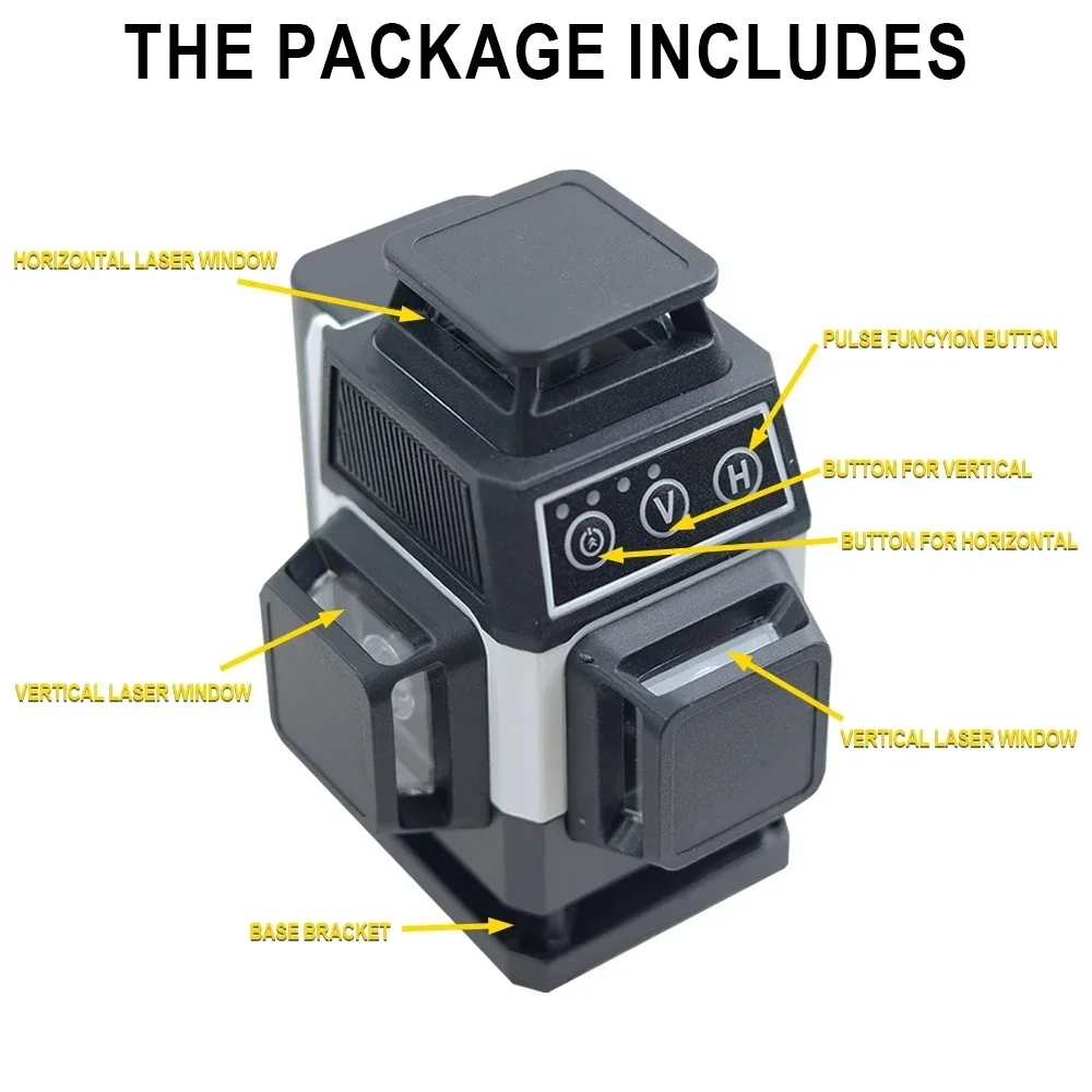 16 Çizgili Lazer Seviye 4D Oto - Laser Level 16 Lines 4D Green incelemesi ve fiyatı