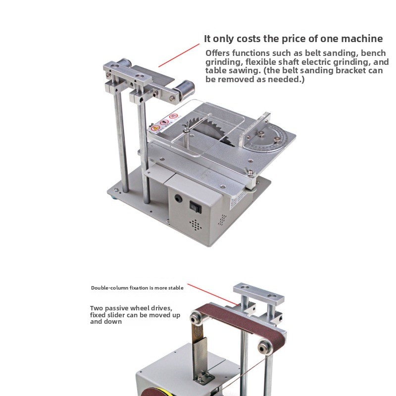 Çok fonksiyonlu taşlama ve kes - Mini Table Saw For Woodworking incelemesi ve fiyatı