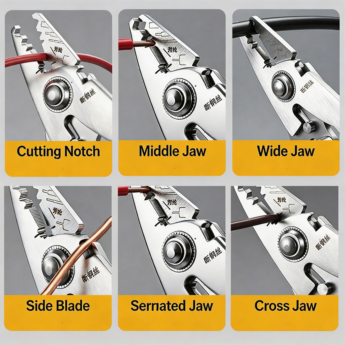 6'sı 1 arada Fiber Optik Kablo - Automatic Wire Stripper Cutter incelemesi ve fiyatı