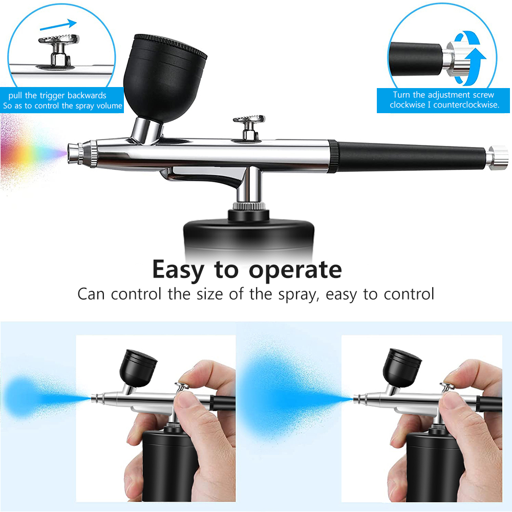 Şarj Edilebilir, Dahili Kompre - Airbrush Kit With Mini Compressor incelemesi ve fiyatı