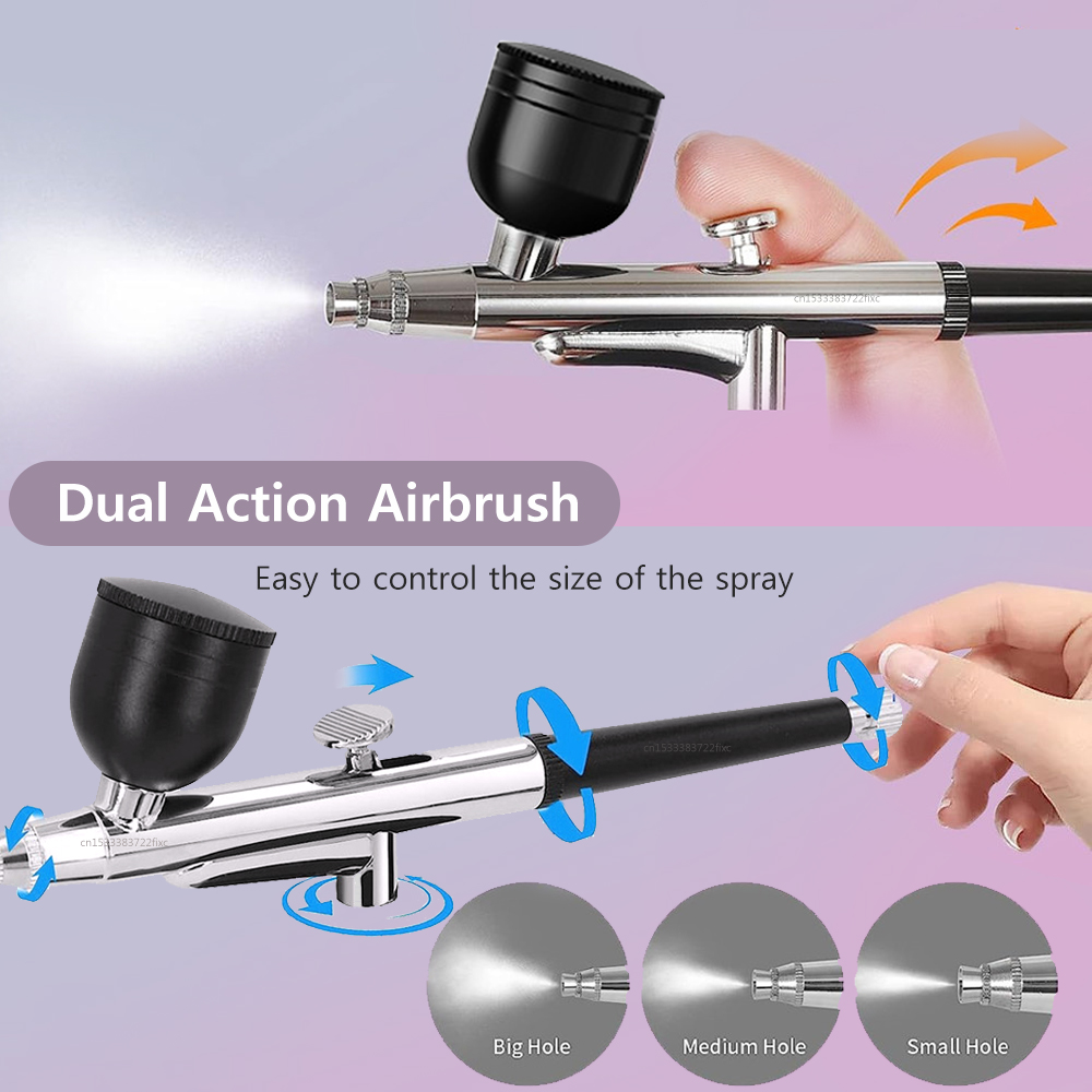 0,3 mm Hassas Nozullu Profesyo - Airbrush Kit With Mini Compressor incelemesi ve fiyatı