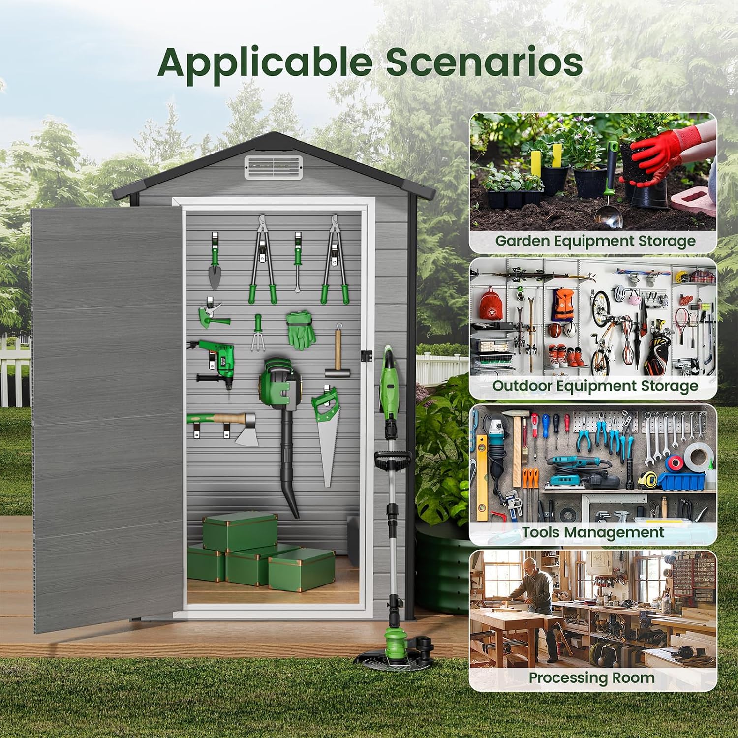 Zeminli Dış Mekan Depolama Kul - Garden Tools incelemesi ve fiyatı