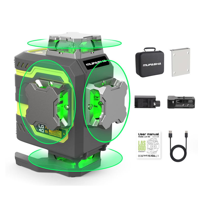 16 Çizgili Lazer Seviyesi 360  - Laser Level 16 Lines 4D Green incelemesi ve fiyatı