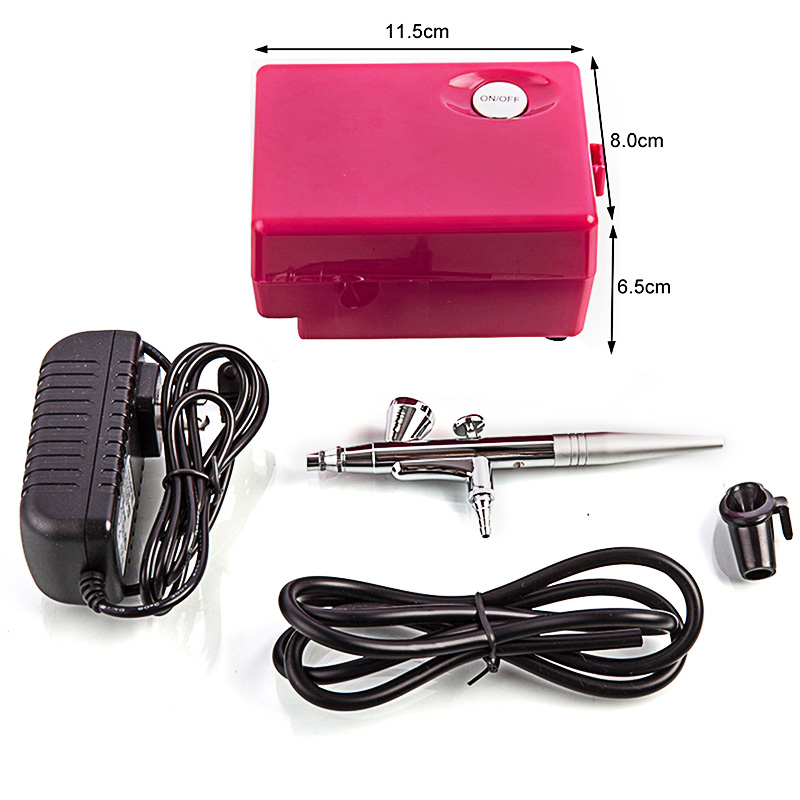 Taşınabilir BT16 Püskürtücü Ma - Airbrush Kit With Mini Compressor incelemesi ve fiyatı