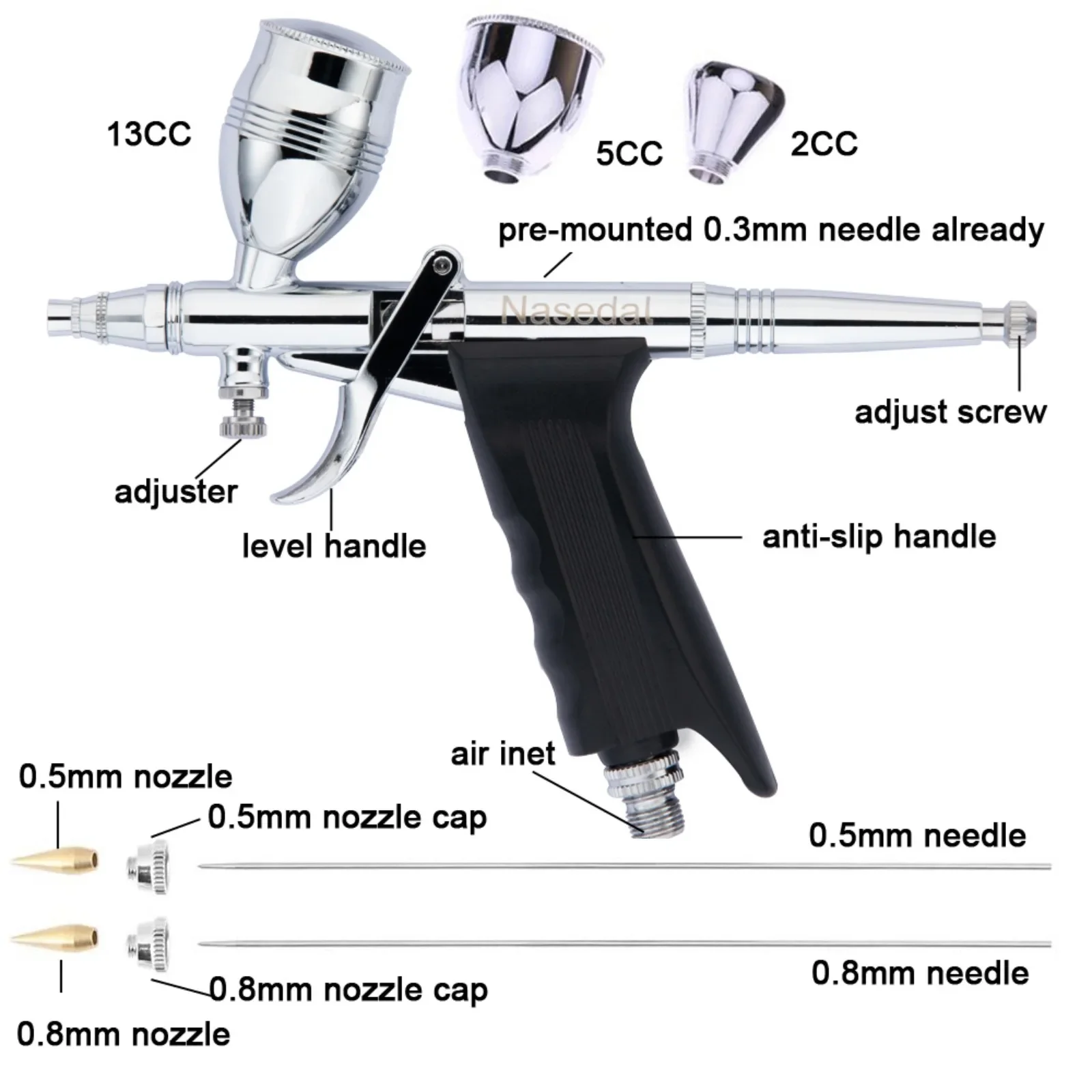 Nasedal Airbrush Hava Kompresö - Airbrush Kit With Mini Compressor incelemesi ve fiyatı