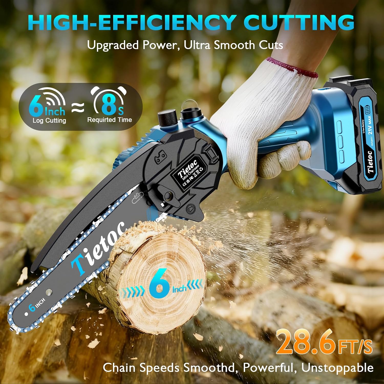Mini Testere, 6 İnç Akülü Test - Mini Electric Chainsaw 6 Inch incelemesi ve fiyatı