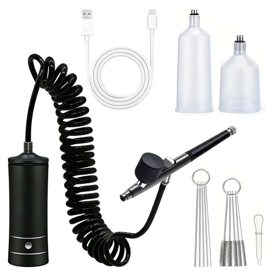 Taşınabilir Hava Fırçası Seti, - Airbrush Kit With Mini Compressor incelemesi ve fiyatı