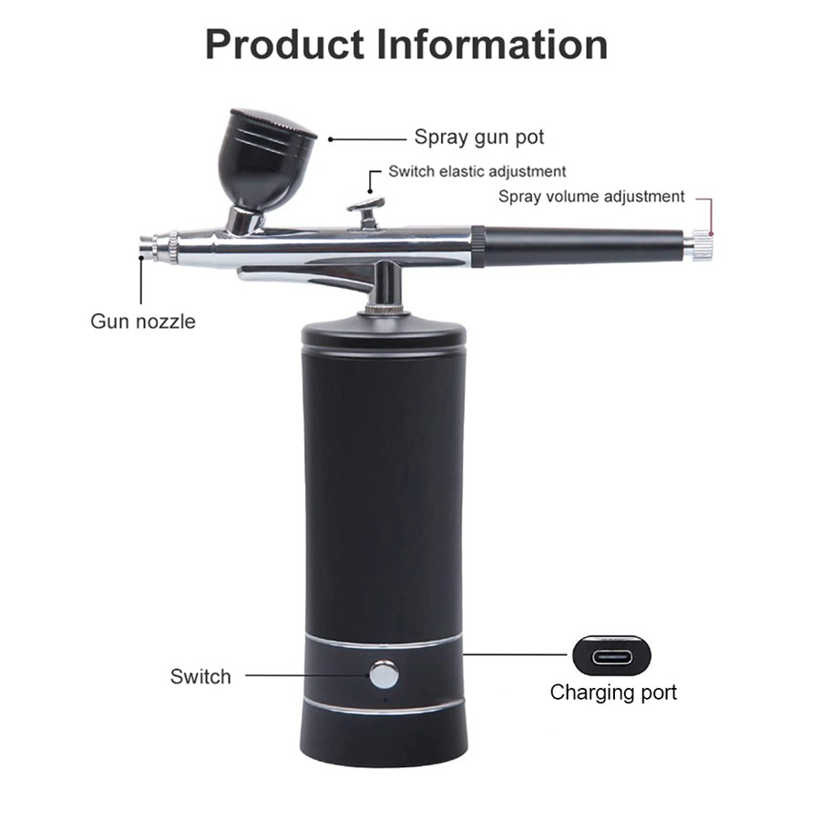 Taşınabilir Hava Fırçası Seti, - Airbrush Kit With Mini Compressor incelemesi ve fiyatı