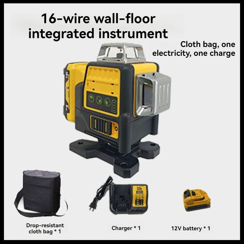 4d Lazer Seviyesi, 16 Yeşil Iş - Laser Level 16 Lines 4D Green incelemesi ve fiyatı