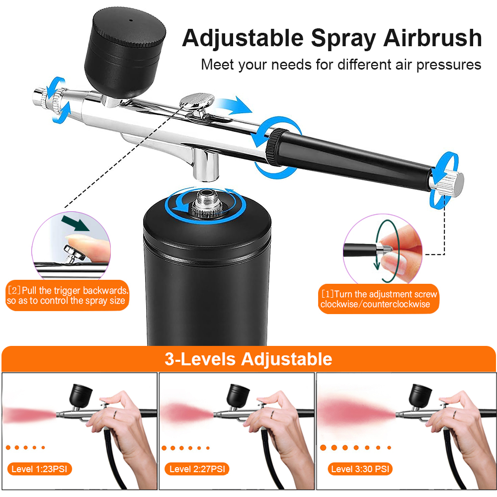 Airbrush Boyama Airbrush Kompr - Airbrush Kit With Mini Compressor incelemesi ve fiyatı